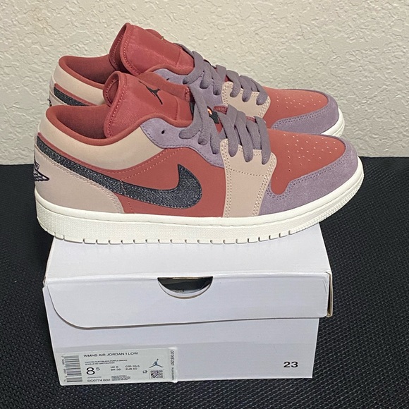Brand New Womens Jordan 1 Low Canyon Rust sz 8.5 - Picture 1 of 6